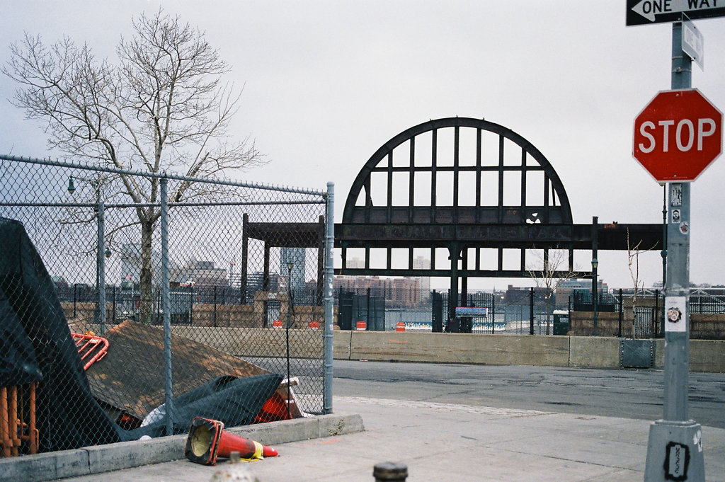 Locations Series SHAME (Sullivan's breaks down on the pier) Pier 54 West St. N.Y.C. 2014