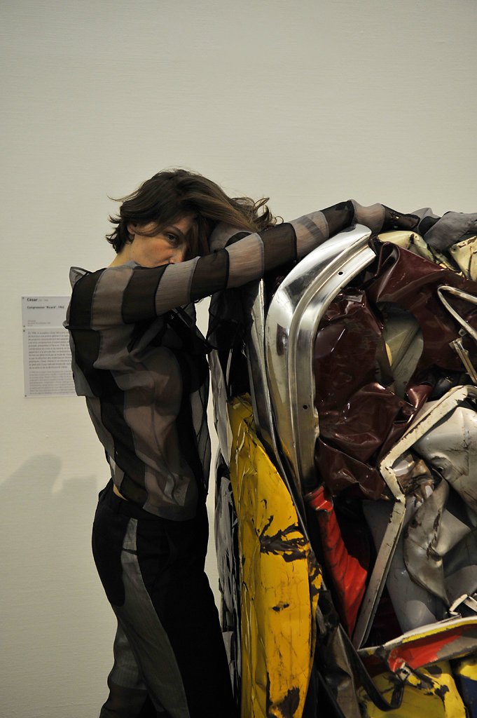 Laetitia Casta (César, Compression «Ricard», 1962) Centre Pompidou, Paris 2016 